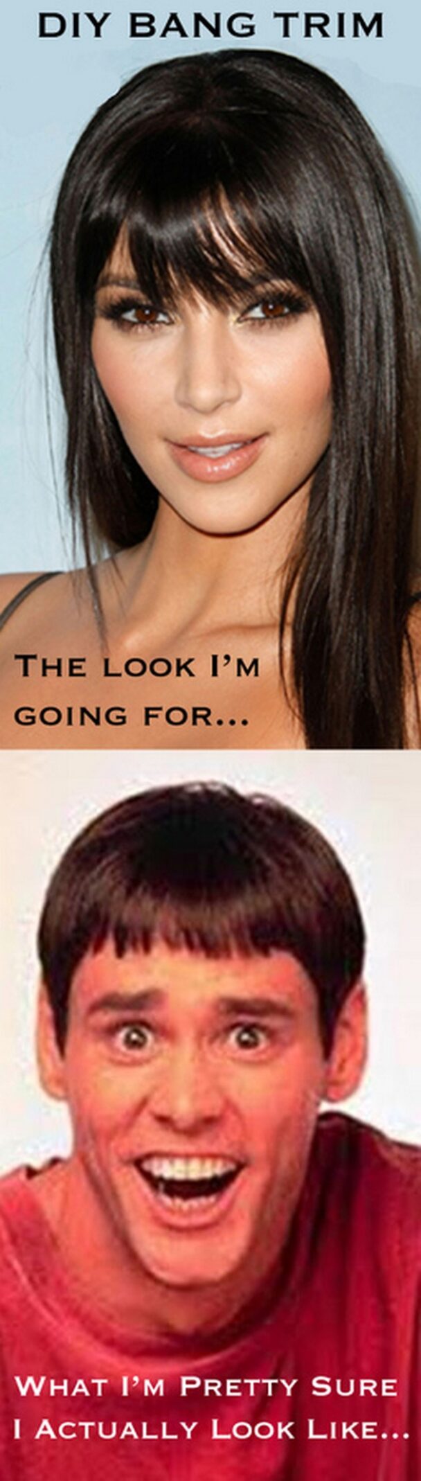 Diy Bang Trim The Look Im Going For What Im Pretty Sure I Actually Look Like